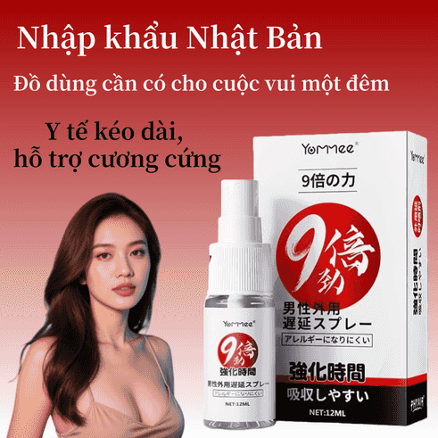 Xịt kiểm soát thời gian nam Nhật #CR12#